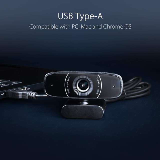 كاميرا الويب الاحترافية ASUS C3 Full HD Webcam