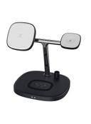 قاعدة شاحن ايفون لاسلكي 4 في 1 يسديو Yesido 4 in1 Wireless Charger Adapter