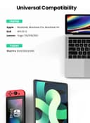 UGREEN USB C to Ethernet Adapter Gigabit RJ45 Wired Network Thunderbolt 3 LAN Compatible with MacBook Surface Pro iPad Pro 2021 Switch PS5 XPS15 13 Galaxy Tabs