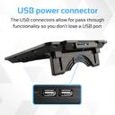 قاعدة تبريد لابتوب بمروحتين بروميت promate Laptop Cooling Pad with Silent Fan Technology