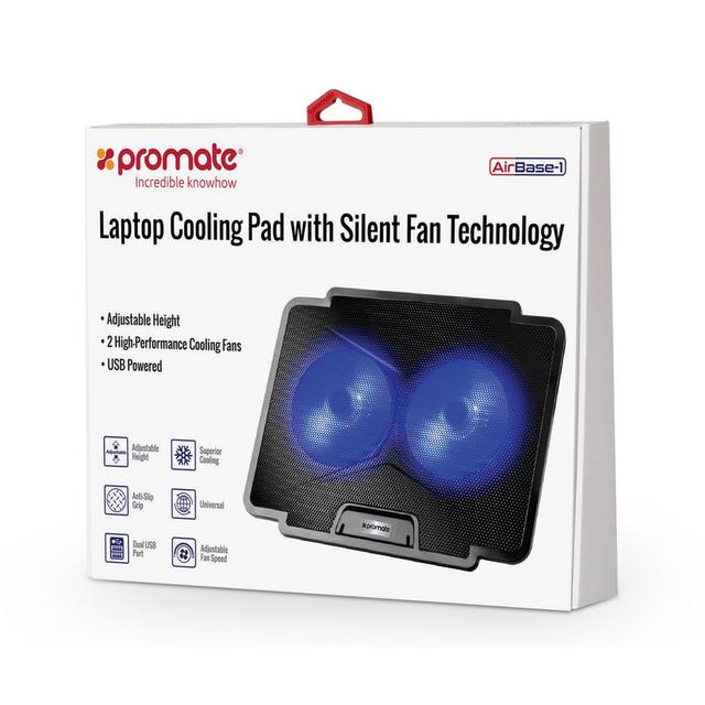 promate Laptop Cooling Pad with Silent Fan Technology - SW1hZ2U6NTMzMzIw