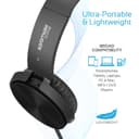 سماعات رأس سلكية للأطفال Rotatable Over-the-Ear Wired Stereo Headset with Built-in Mic