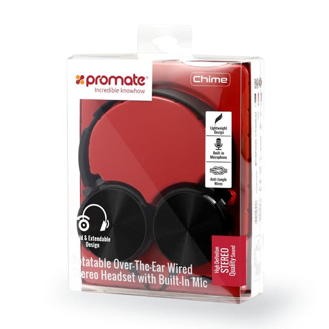 سماعات رأس سلكية للأطفال Rotatable Over-the-Ear Wired Stereo Headset with Built-in Mic