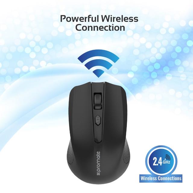 promate 2.4GHz Wireless Ergonomic Optical Mouse - SW1hZ2U6NTM0MDgy