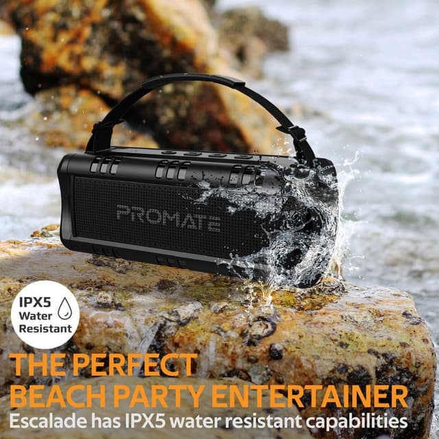 promate 30W Rugged IPX5 Water-Resistant Wireless Adventure Speaker