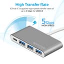 promate Universal USB 3.1 Type-C Hub with Power Delivery