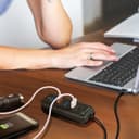 promate Ultra-Fast Portable USB 3.0 Hub with 4 Charge and Sync Ports