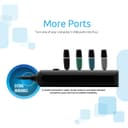 promate Ultra-Fast Portable USB 3.0 Hub with 4 Charge and Sync Ports