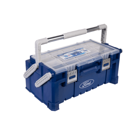 Ford Plastic Tool Box - Removable tray - SW1hZ2U6NTU1MzM5