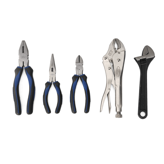 طقم أدوات صناعية 5 قطع Plier Set - Ford