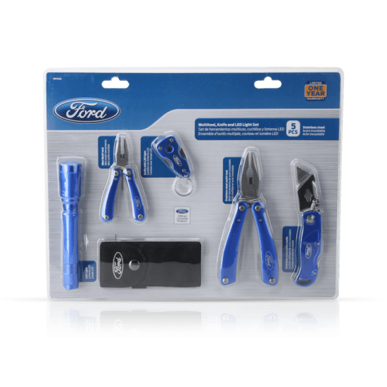 Ford Multi Tool, Knife and Led Light Set, 5 In 1 - SW1hZ2U6NTU1MTUx