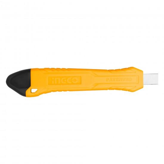 مشرط 9 ملم INGCO Snap Off Stainless Steel Blade Knife