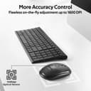 promate Sleek Precision Tracking Ergonomic Wireless Mouse