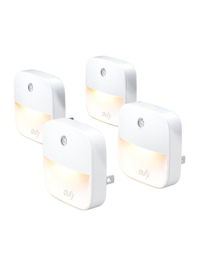 مجموعة إضاءة ليلية بمستشعر حركة 4 قطع إضاءة شمسية eufy Pack Of 4 Lumi Plug-In Night  Lighto