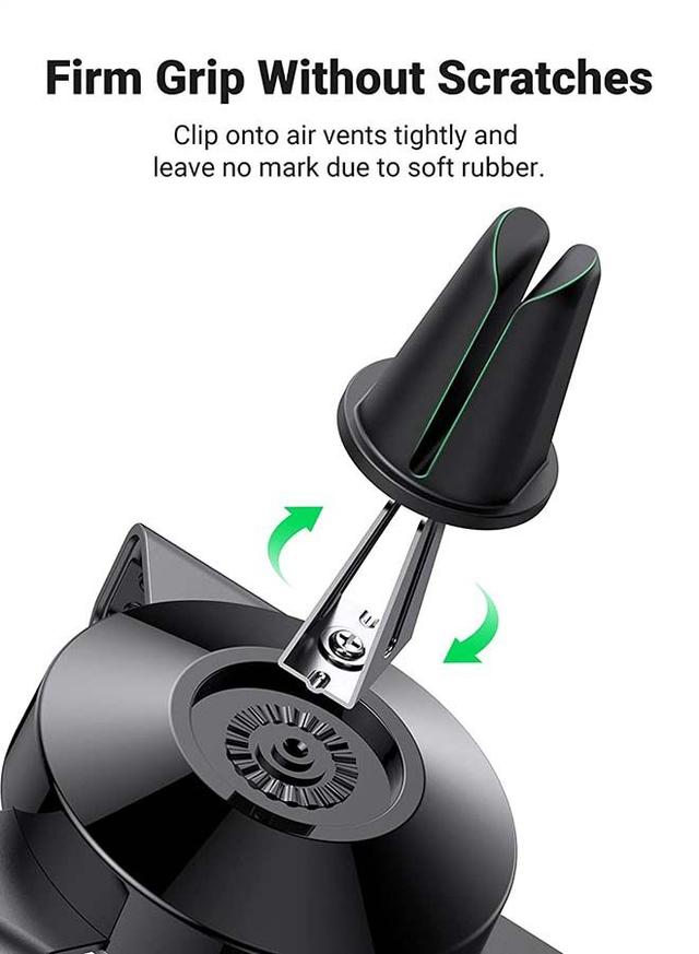 UGREEN Car Phone Holder for Air Vent Phone Holder Gravity Car Mobile Holder for iPhone 13,13 Mini,13 Pro,13 Pro Max,12,11,Galaxy S21,S20,Huawei Mate 30,Google Pixel 2 Grey