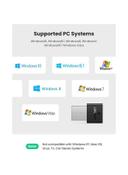 UGREEN USB Bluetooth 4.0 Adapter Wireless Dongle Plug and Play for Win 11 10 8.1 8 Support Win XP 7 Vista Laptop Desktop to Bluetooth Headphone Keyboard Mouse Game Controller Black Silver