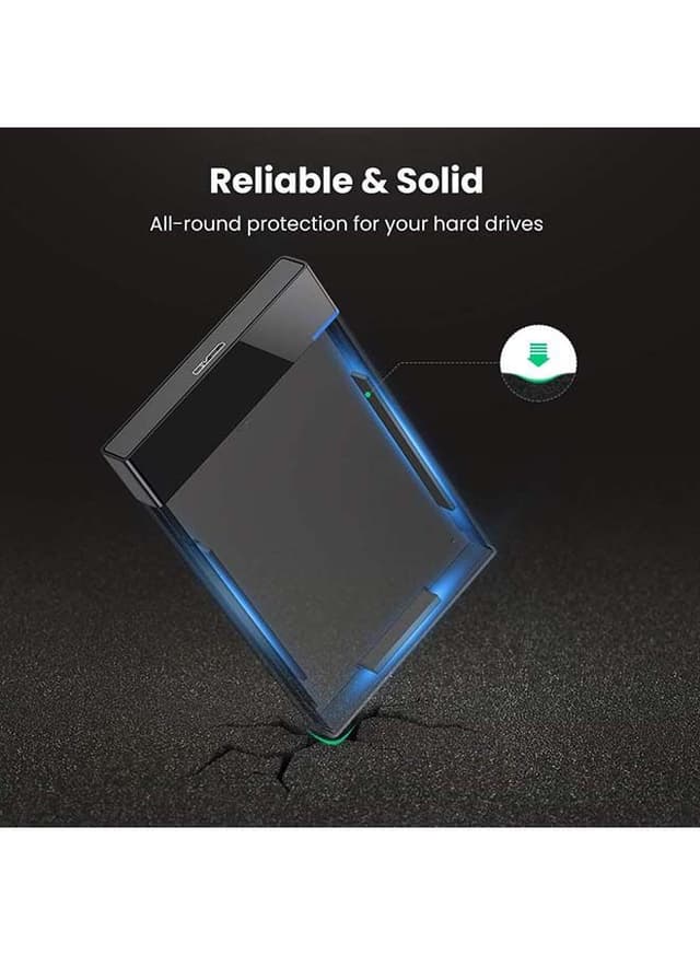 حافظة محرك الاقراص الصلبة الخارجية 2.5 USB 3.0 الجيل 1 إلى SATA لقرص صلب خارجي 2.5 بوصة 9. 5 مم 7 مم Sandisk, WD, Seagate, Toshiba Samsung, SATA I/5NIII، SSD, PS4 Black