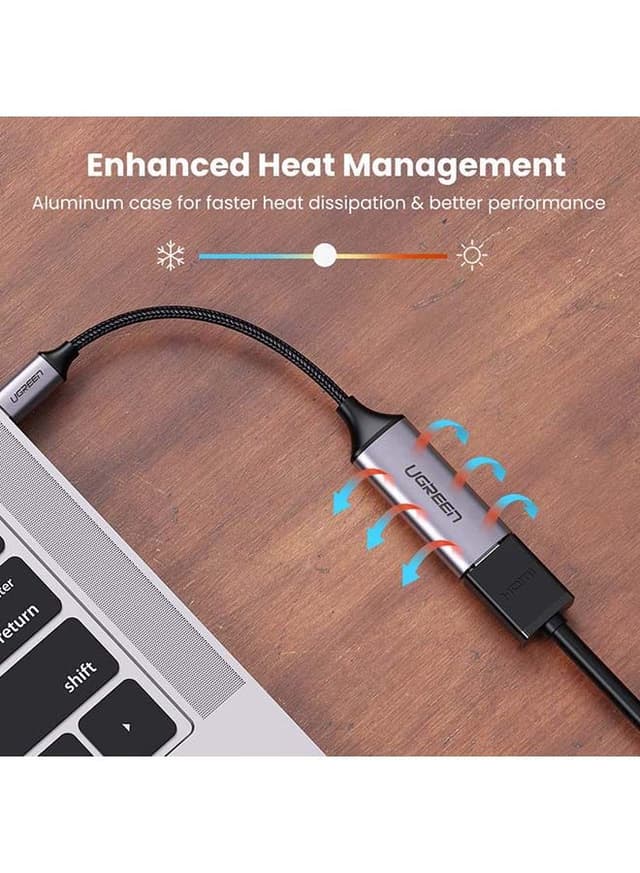 كيبل تحويل من USB-C الى HDMI ( بدقة 4K 60 Hz ) - اسود UGREEN - USB C to HDMI Adapter Cable