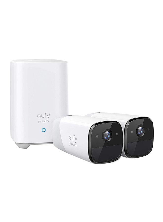 نظام كاميرا مراقبة منزلية - كاميرتين eufy Wireless Home Security Camera With 365 Days Battery