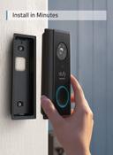 جرس باب لاسلكي بدقة 2K HD واي فاي أبيض \ أسود يوفي 2K HD Home Video Doorbell With Powered Battery - SW1hZ2U6NTM4NTg3