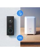 جرس باب لاسلكي بدقة 2K HD واي فاي أبيض \ أسود يوفي 2K HD Home Video Doorbell With Powered Battery - SW1hZ2U6NTM4NTg5