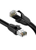 UGREEN Ethernet Cable CAT 8 40Gbps 2000MHz PoE High-Speed LAN RJ45 Cord S/FTP Pure Copper Network Lead Compatible with Xbox One Switch PS5/PS4 Mac Modem Router Patch Panel TV -1M Black - SW1hZ2U6NTQzMDk3