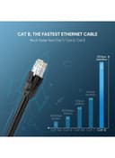 UGREEN Ethernet Cable CAT 8 40Gbps 2000MHz PoE High-Speed LAN RJ45 Cord S/FTP Pure Copper Network Lead Compatible with Xbox One Switch PS5/PS4 Mac Modem Router Patch Panel TV -1M Black - SW1hZ2U6NTQzMTAx