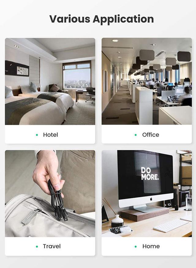 UGREEN Ethernet Cable 1M High Speed 10Gbps CAT6a Ultra Slim LAN RJ45 Network Cord Gigabit Lead Compatible with PS5/PS4 Xbox One/Series WiFi Box Smart TV Modem Router Black