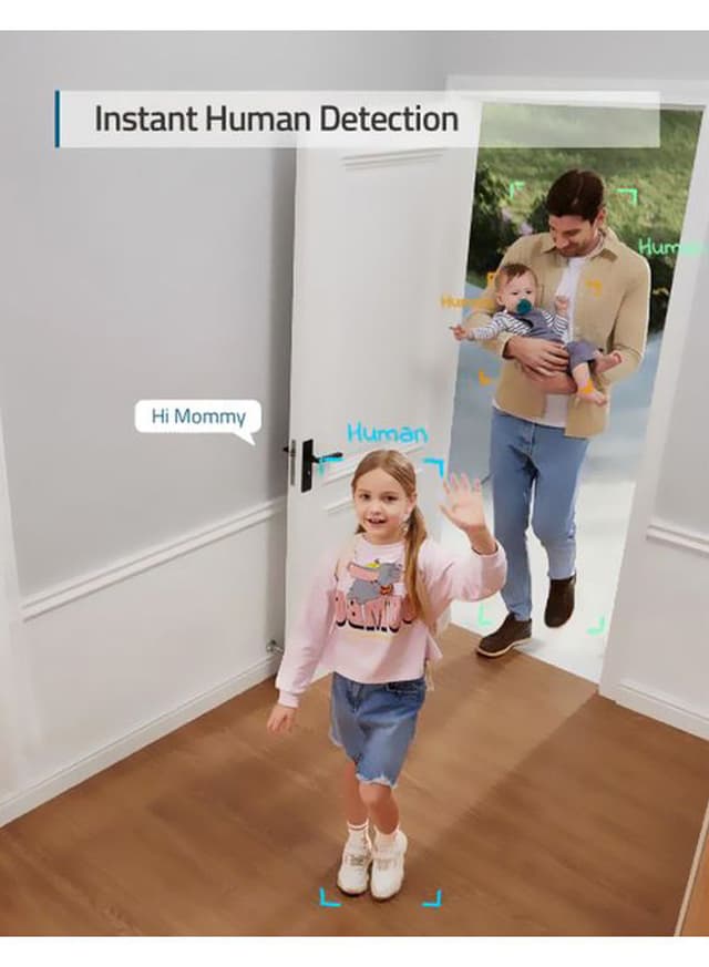 كاميرا يوفي 2 كي بدقة 2 ميجابكسل أسود وأبيض Eufy White/Black 2K Indoor 2MP Security Camera