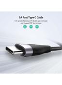 سلك تايب سي شحن سريع بطول 1 متر 3 أمبير أسود يوجرين UGreen 3A Fast Charging USB C Cable - SW1hZ2U6NTQzNzY3