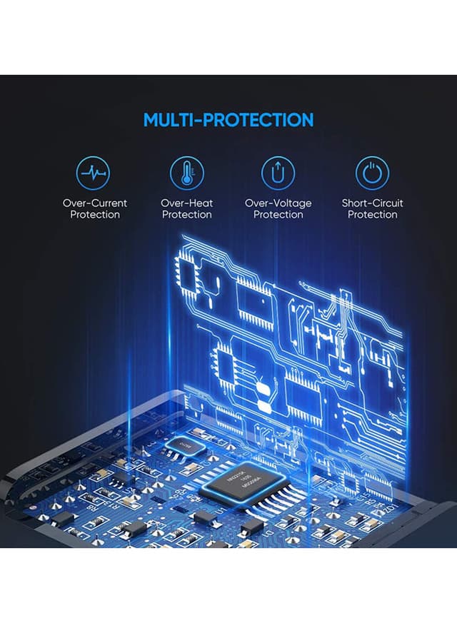 شاحن جداري ( 18W ) - اسود UGREEN - Wall Charger for New iPad 9,iPad mini 6, iPhone 13 Pro/13 Pro Max/13/13 mini, Samsung S20