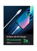 UGREEN iPhone Lightning Cable [MFi Certified] USB C to Lightning Fast Charger Cord Power Delivery PD 18W Compatible for iPhone 13/12/11/XS/Pro Max /Pro/Mini/SE/ ipad 9/6 - 2M White