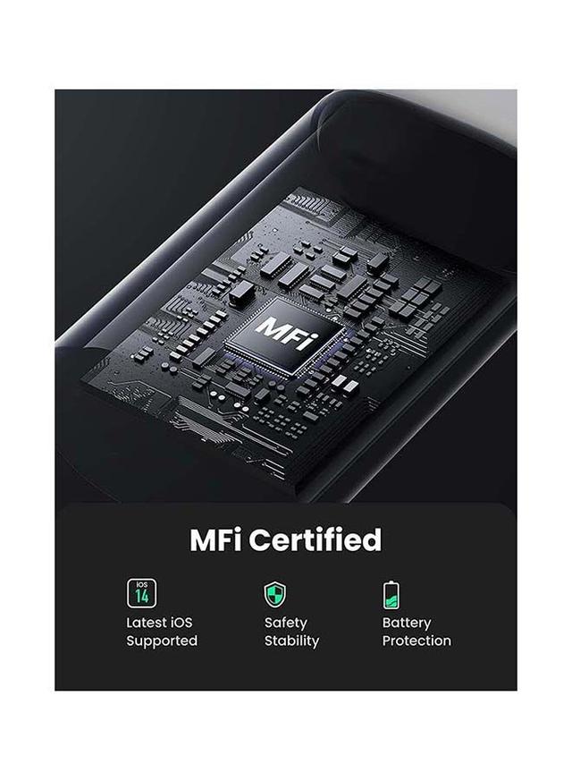 UGREEN iPhone Lightning Cable [MFi Certified] USB C to Lightning Fast Charger Cord Power Delivery PD 18W Compatible for iPhone 13/12/11/XS/Pro Max /Pro/Mini/SE/ ipad 9/6 - 2M White