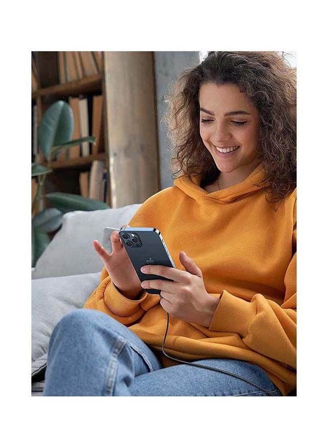 كابل ايفون إلى USB C شحن سريع سلك 2M (18W) متوافق مع اي فون 13/12/11 / XS / برو ماكس / برو / ميني / SE / باد 9 iPhone Cable 2M [MFi Certified] USB C to Lightning Fast Charging