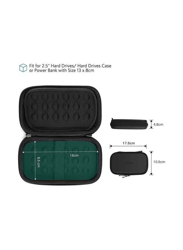 UGREEN External Hard Drive Case Bag For 2.5Inch Device Black