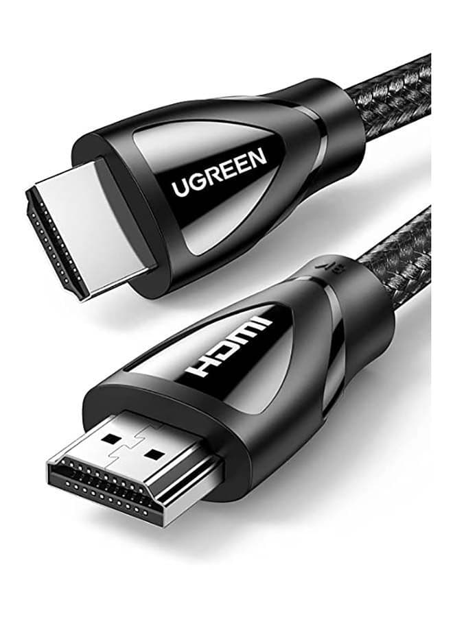 UGREEN HDMI Cable 8K 2M Ultra HD High Speed 48Gbps HDMI 2.1 Cord 8K@60Hz Support Dynamic HDR, Dolby Compatible for MacBook Pro 2021,PS5/4, Samsung TV Nylon Braided black