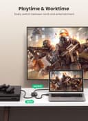 UGREEN 2 In 1 Out HDMI Switch, Bi-Directional HDMI Splitter, Easy Switch HDMI Selector Support 4K, HDR, 3D, HDCP for TV Box, PS4, Laptop, PC HDTV Projector, Display Monitor Black