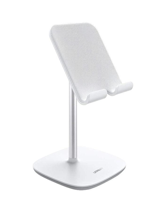 UGREEN Adjustable Cell Phone And Tablet Stand Compatible For Cell Phone/Tablet/iPad/Kindle/eBook Reader Up to 12.9 Inch White