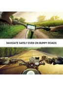 حامل هاتف للدراجة النارية من الفولاذ المقاوم للصدأ مقبض 360 درجة Bicycle Motorcycle Phone Mount Stainless Steel Handlebar 360 Rotation black