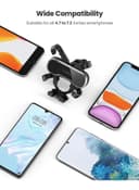 UGREEN Car Phone Holder Air Vent Mount Gravity Auto Clamp Retractable Cradle Clip for iPhone 13 13 Mini 13 Pro 13 Pro Max 11 min pro max XR XS Samsung S20 S10 A71 A70 black