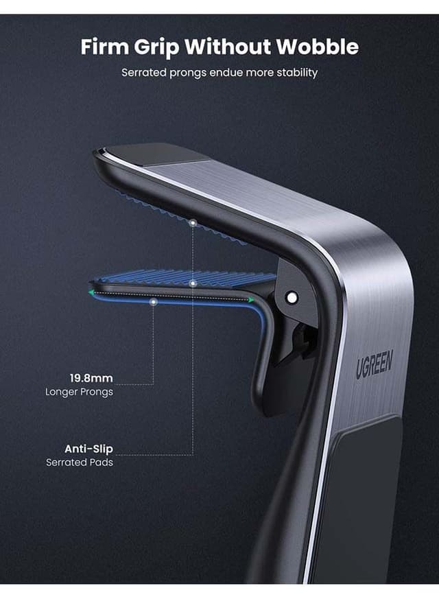 حامل جوال للسيارة مغناطيس مضاد للانزلاق  للطرق الوعرة أسود يوجرين Ugreen Black Off Road Magnetic Car Phone Holder