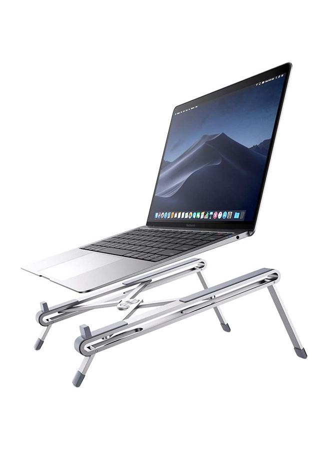 حامل لاب توب قابل للطي متوافق مع أجهزة مقاس 8-15.6 بوصة Adjustable Foldable Lightweight Cooling Vented Laptop Holder