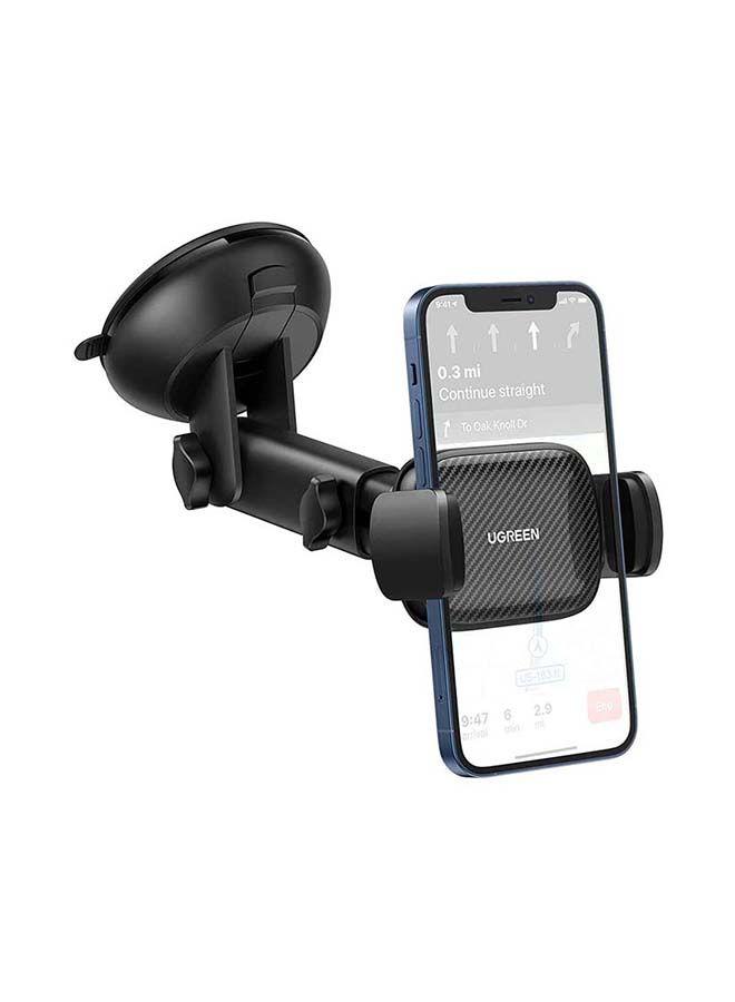 UGREEN Car Phone Holder Dashboard Mobile Stand Windshield Car Cradle Suction for iPhone 13 Pro 13 Pro Max 13 13 mini iPhone 12 pro max 11 Pro Max Xs Max X Galaxy S10+ Black