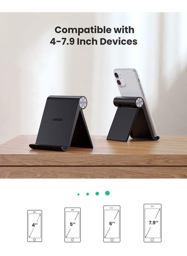 ستاند موبايل (حامل موبايل) محمول Portable Mobile Stand Desk Holder - UGreen