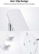 حامل هاتف للمكتب Phone Stand Desk Holder White - SW1hZ2U6NTQwNjQz