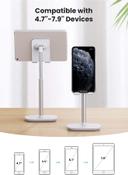 حامل هاتف للمكتب Phone Stand Desk Holder White - SW1hZ2U6NTQwNjQ3