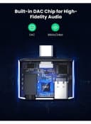 UGREEN USB C To 3.5mm Jack Headphone Charger Splitter CM231 grey