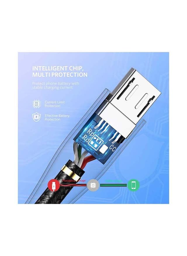 UGREEN Micro USB Cable Fast Quick Charger Cord 2.4A USB 2.0 to Micro USB Charging Wire compatible for Galaxy S7 S6, Note, LG, Nexus, Nokia, PS4, Controller - 0.5M Black