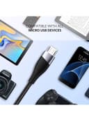 UGREEN Micro USB Cable Fast Quick Charger Cord 2.4A USB 2.0 to Micro USB Charging Wire compatible for Galaxy S7 S6, Note, LG, Nexus, Nokia, PS4, Controller - 0.5M Black