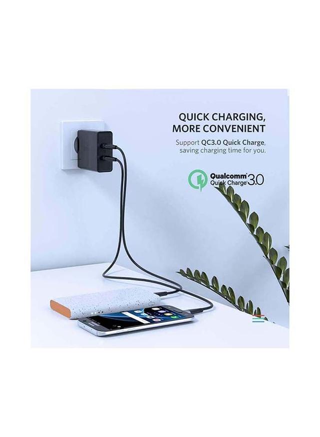 UGREEN Micro USB Cable Fast Quick Charger Cord 2.4A USB 2.0 to Micro USB Charging Wire compatible for Galaxy S7 S6, Note, LG, Nexus, Nokia, PS4, Controller - 1M Black